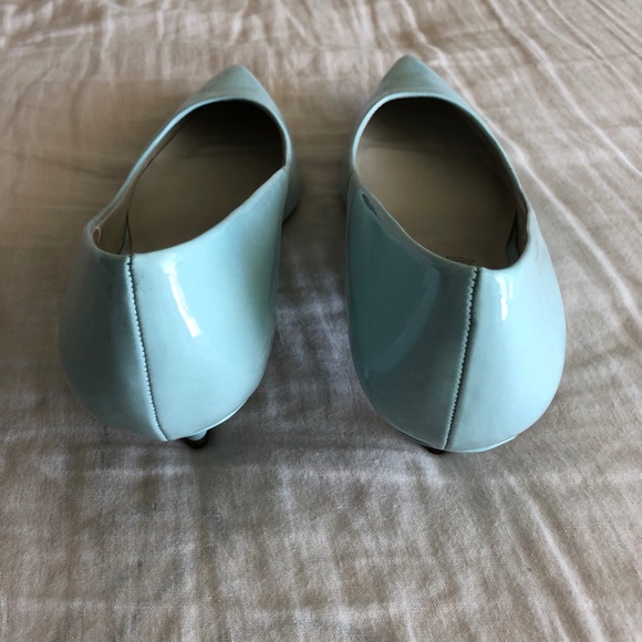 Aldo 2" Pointed Toe Heels - Baby Blue Patent Leather - Size 10 - Picture 2 of 16